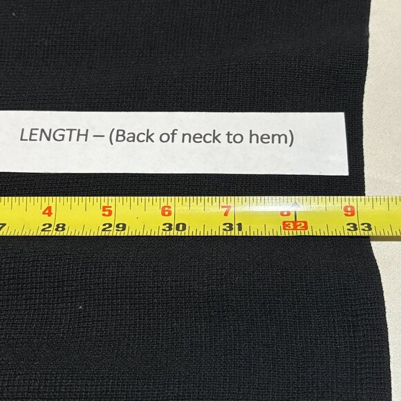 Chico's Long Duster Sweater Vest Sz 3 (XL) Office Lagenlook Cotton Minimalist - Picture 7 of 8